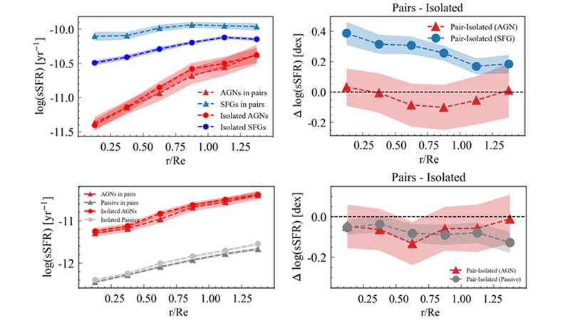 IFU study on galaxy pairs